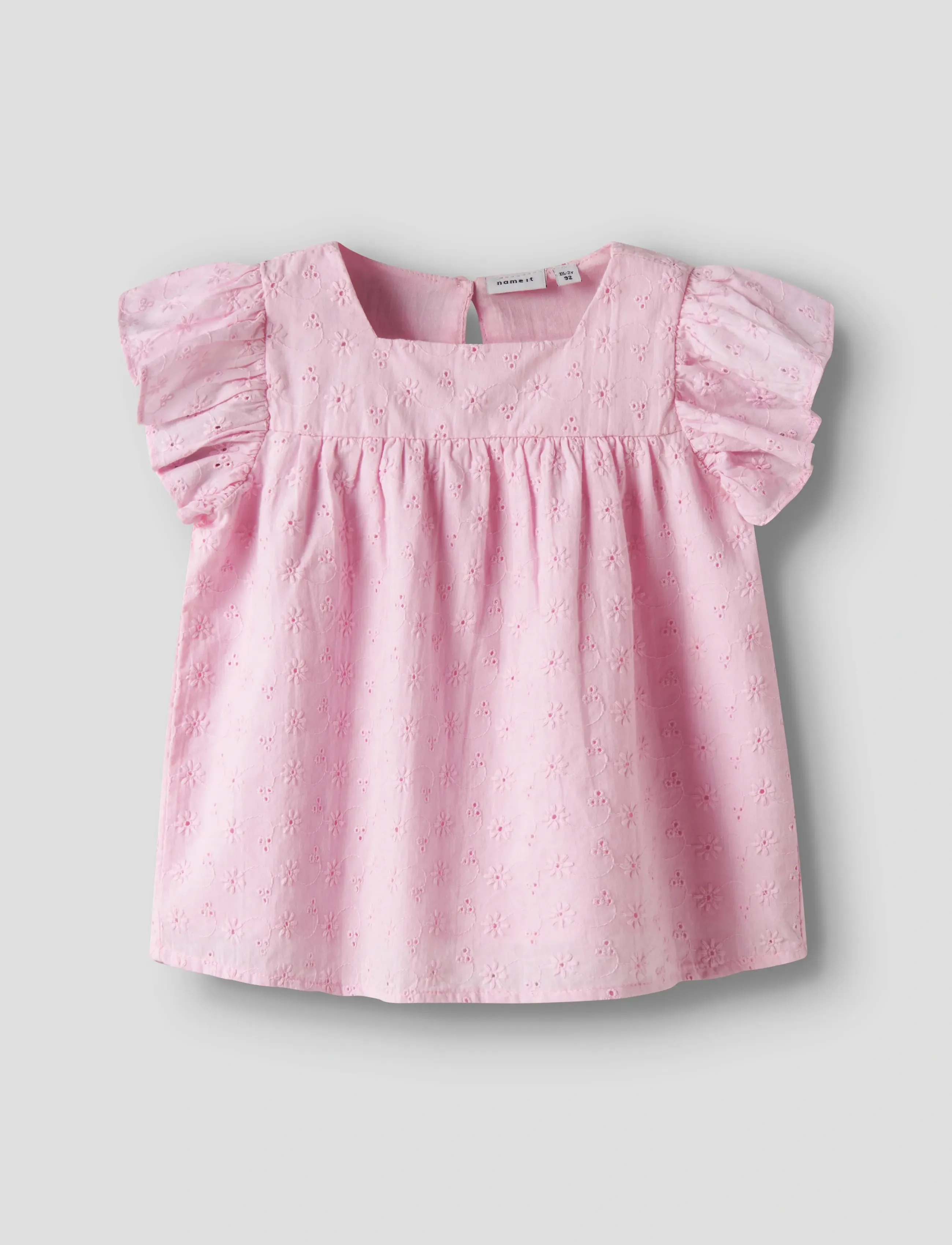 name it NMFDETINES SS TOP - Overdele - PIROUETTE / pink/rose
