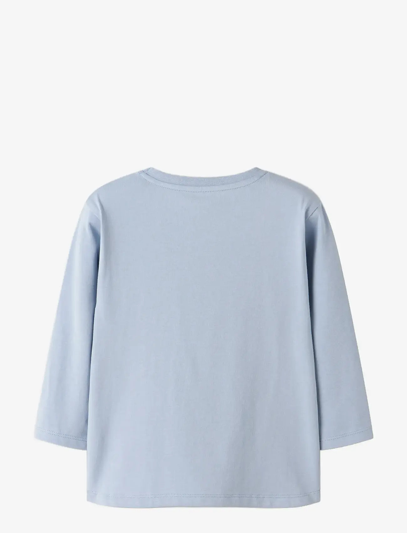 name it - NMMDACEK LS NREG TOP BOX - langærmede t-shirts - blue fog - 2