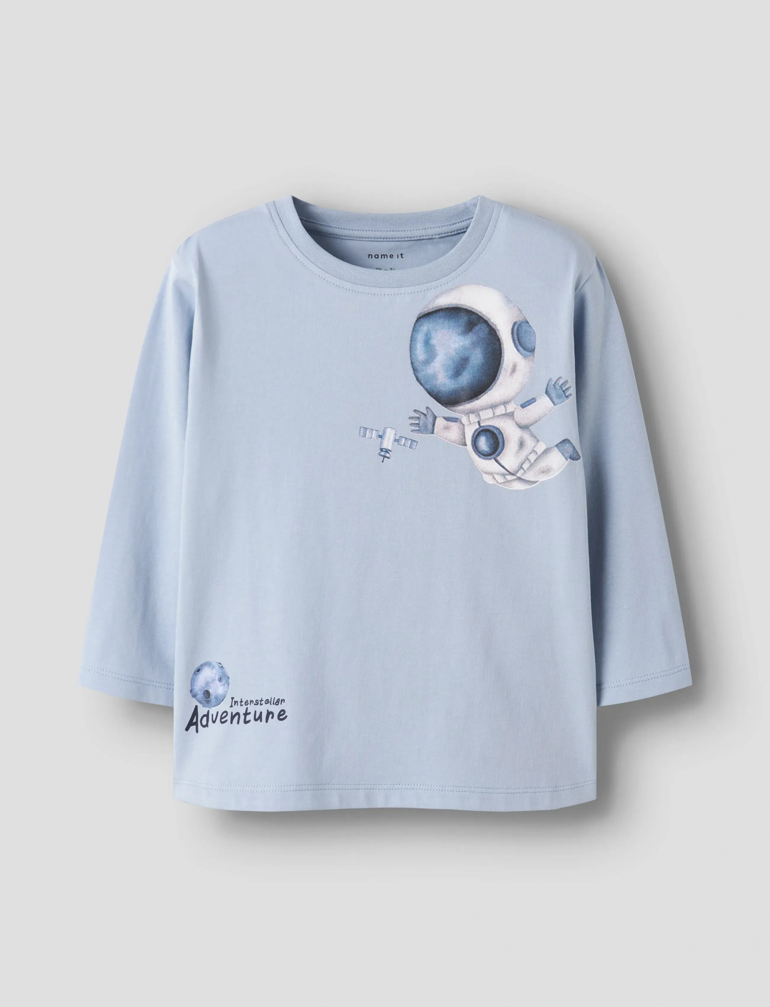 name it NMMDACEK LS NREG TOP BOX - T-shirts - BLUE FOG / blue