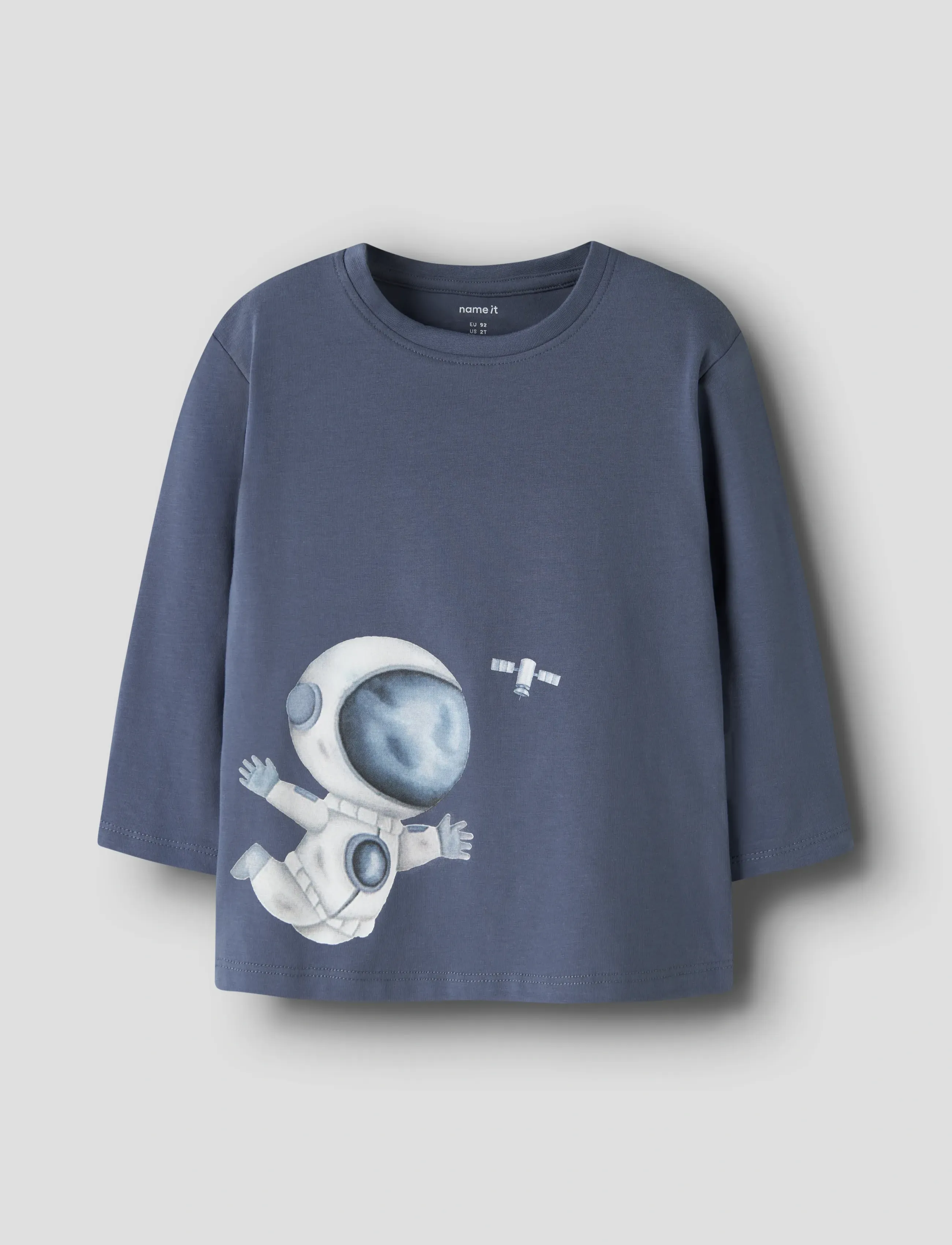 name it NMMDACEK LS NREG TOP BOX - Hauts - VINTAGE INDIGO / blue