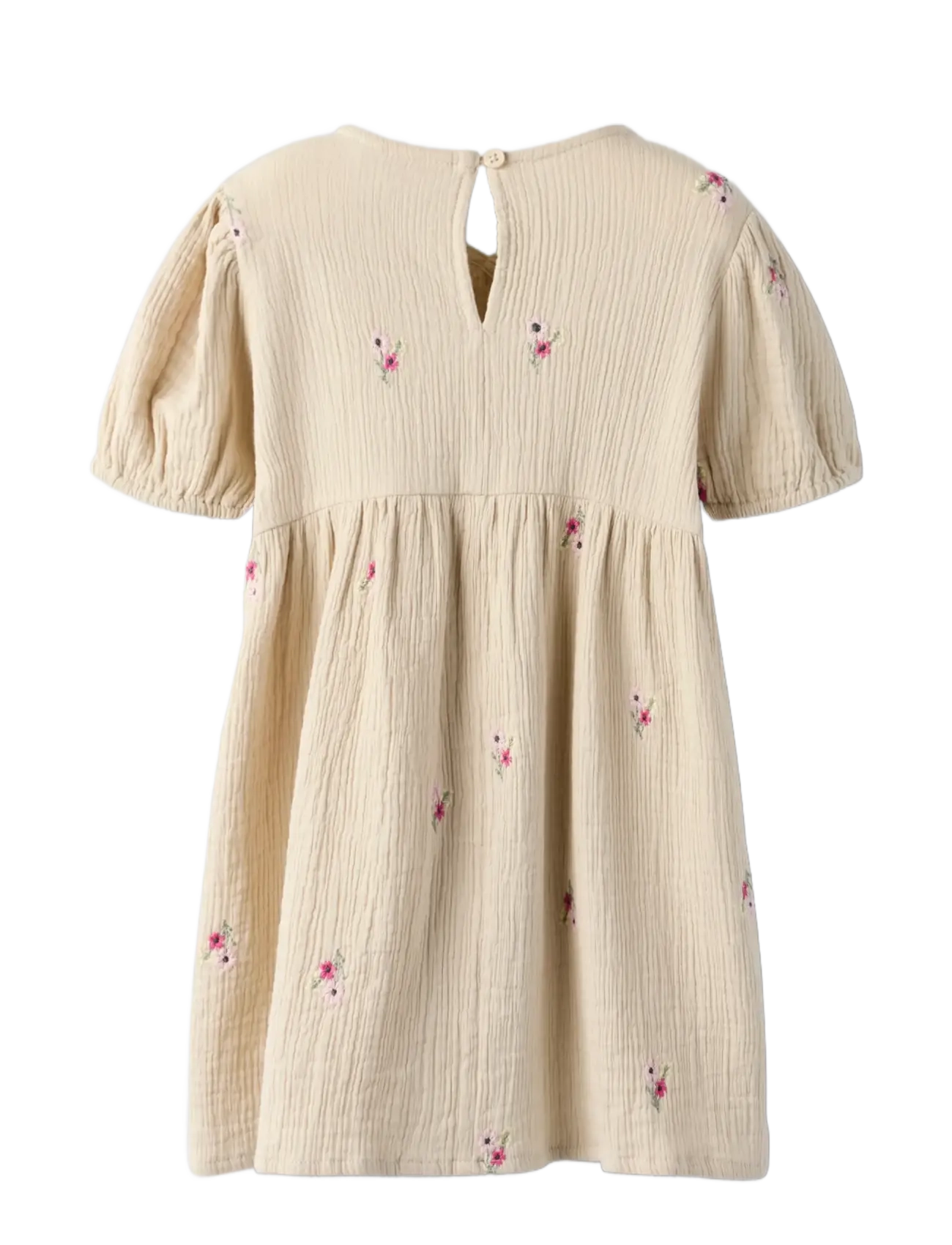 name it - NMFDUNIANA SS DRESS - kortärmade babyklänningar - peyote - 2