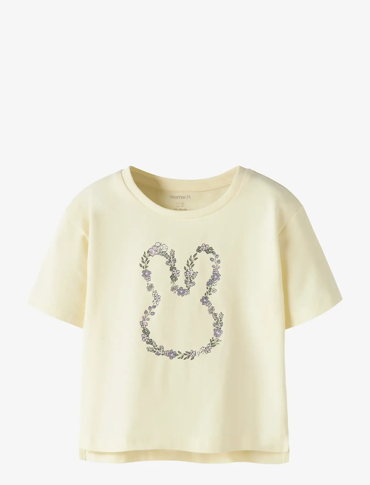 name it - NMFDENEAS SS NREG TOP - kortærmede t-shirts - pear sorbet - 0