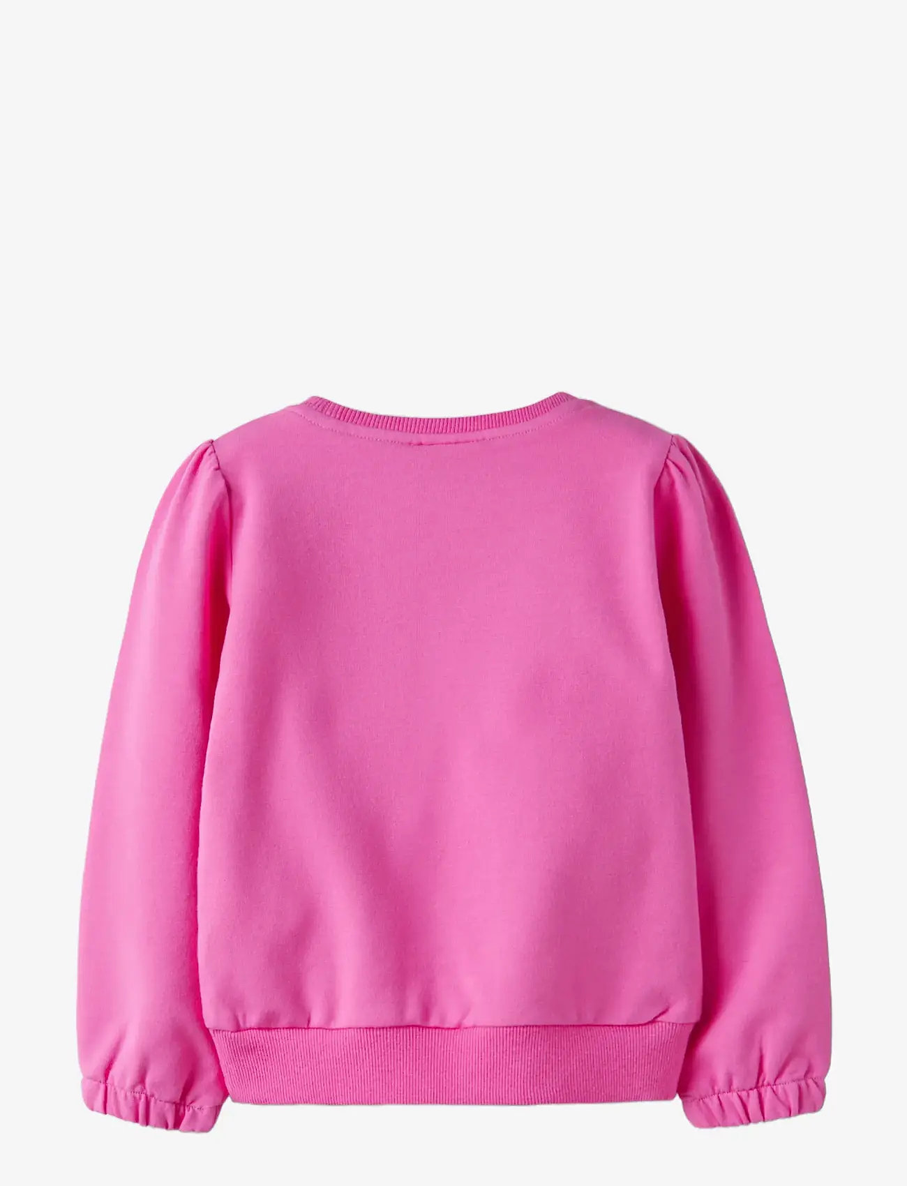 name it - NMFDOTTANA LS SWEAT UNB - sweatshirts - strawberry moon - 1