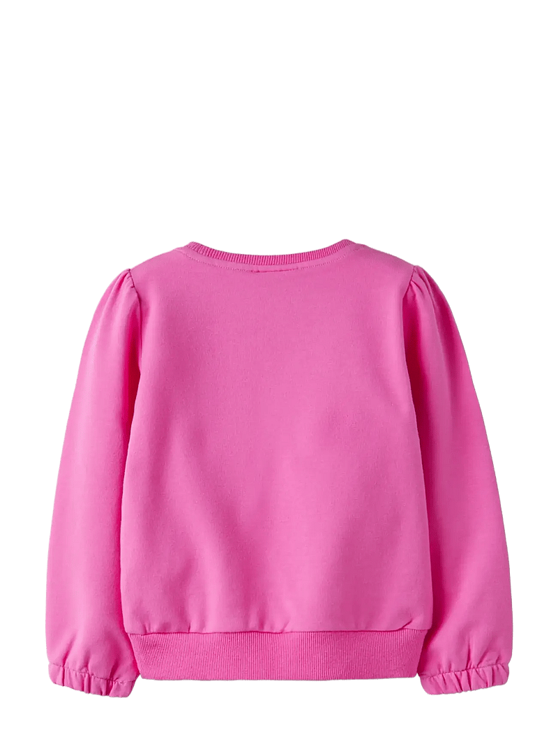 name it - NMFDOTTANA LS SWEAT UNB - sweatshirts - strawberry moon - 1