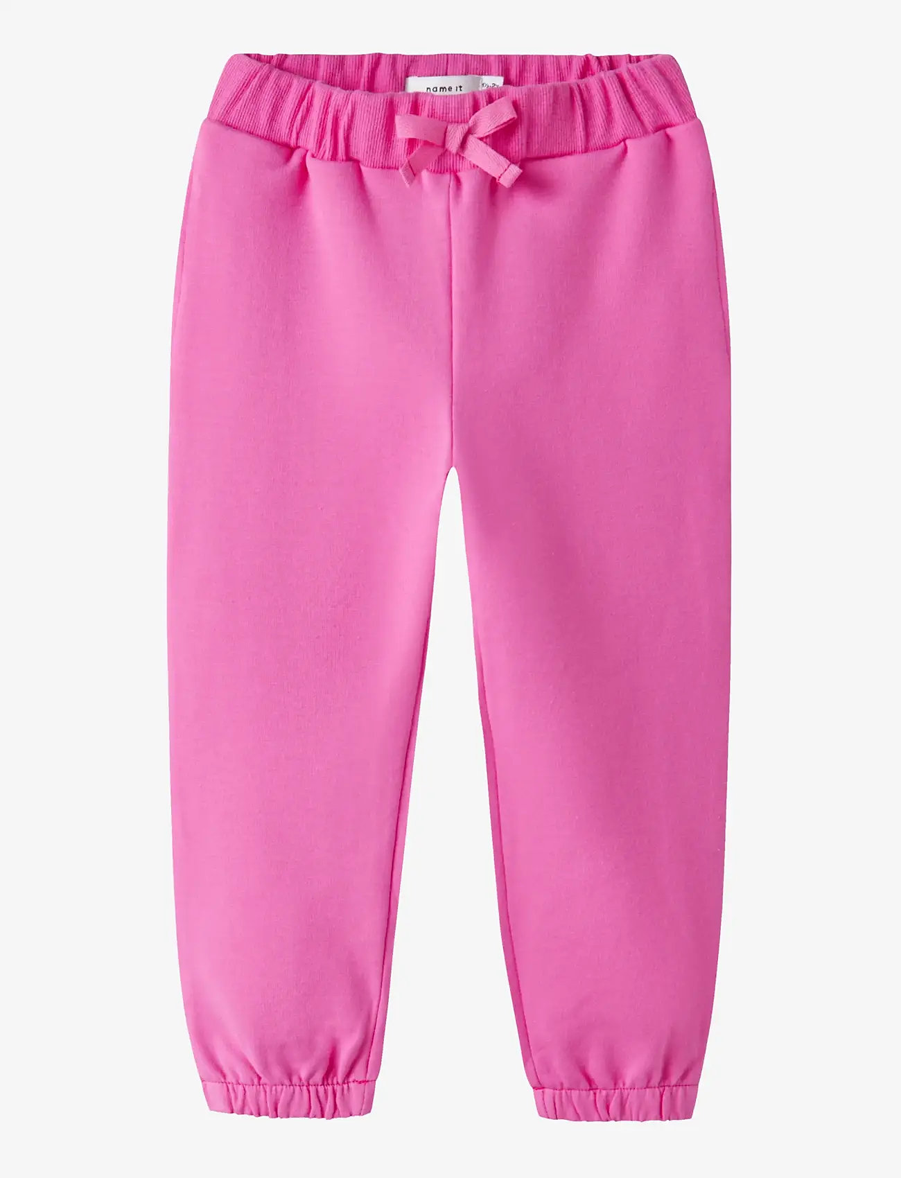 name it - NMFDOTTANA SWEAT PANT UNB - babybukser - strawberry moon - 0