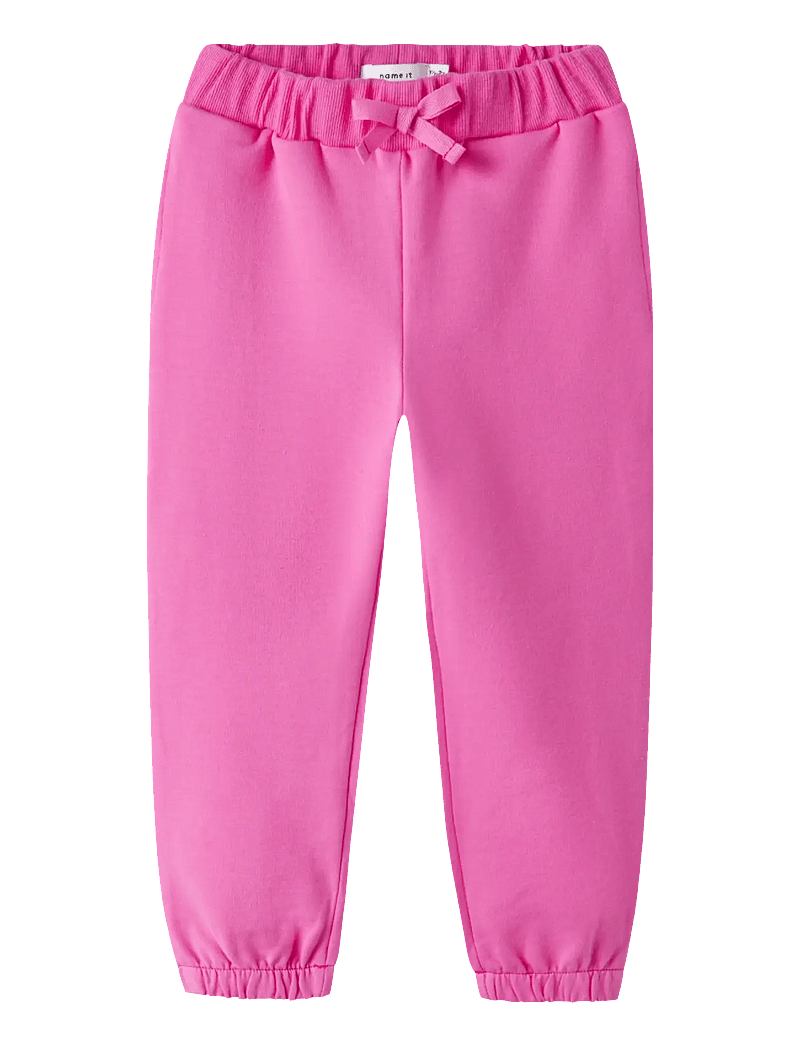 name it - NMFDOTTANA SWEAT PANT UNB - babybukser - strawberry moon - 0