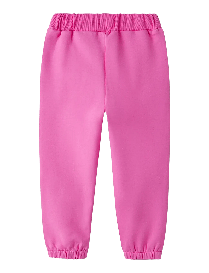 name it - NMFDOTTANA SWEAT PANT UNB - babybukser - strawberry moon - 1