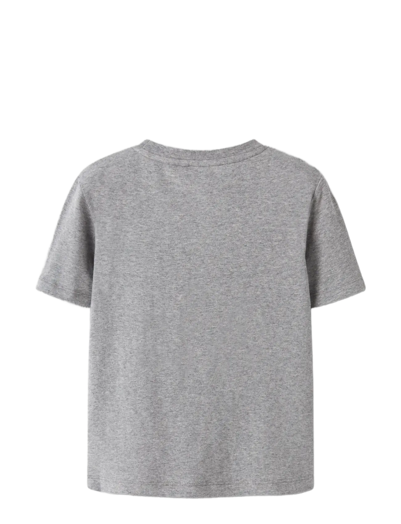 name it - NMMDILKA SS NREG TOP BOX - kortærmede t-shirts - grey melange - 1