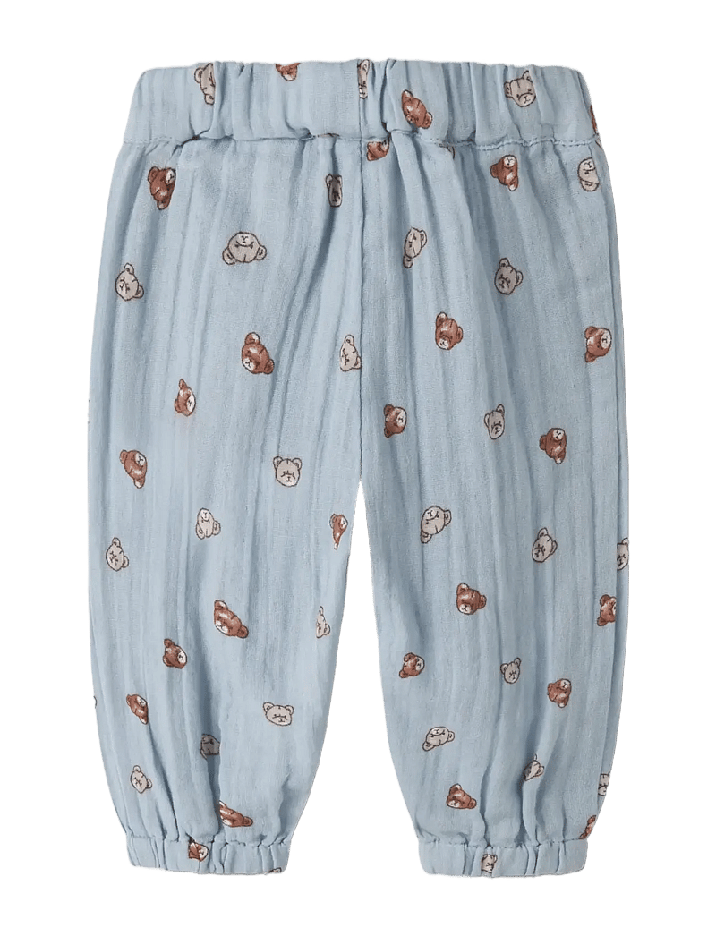 name it - NBMDUTTY PANT - babybukser - blue fog - 1