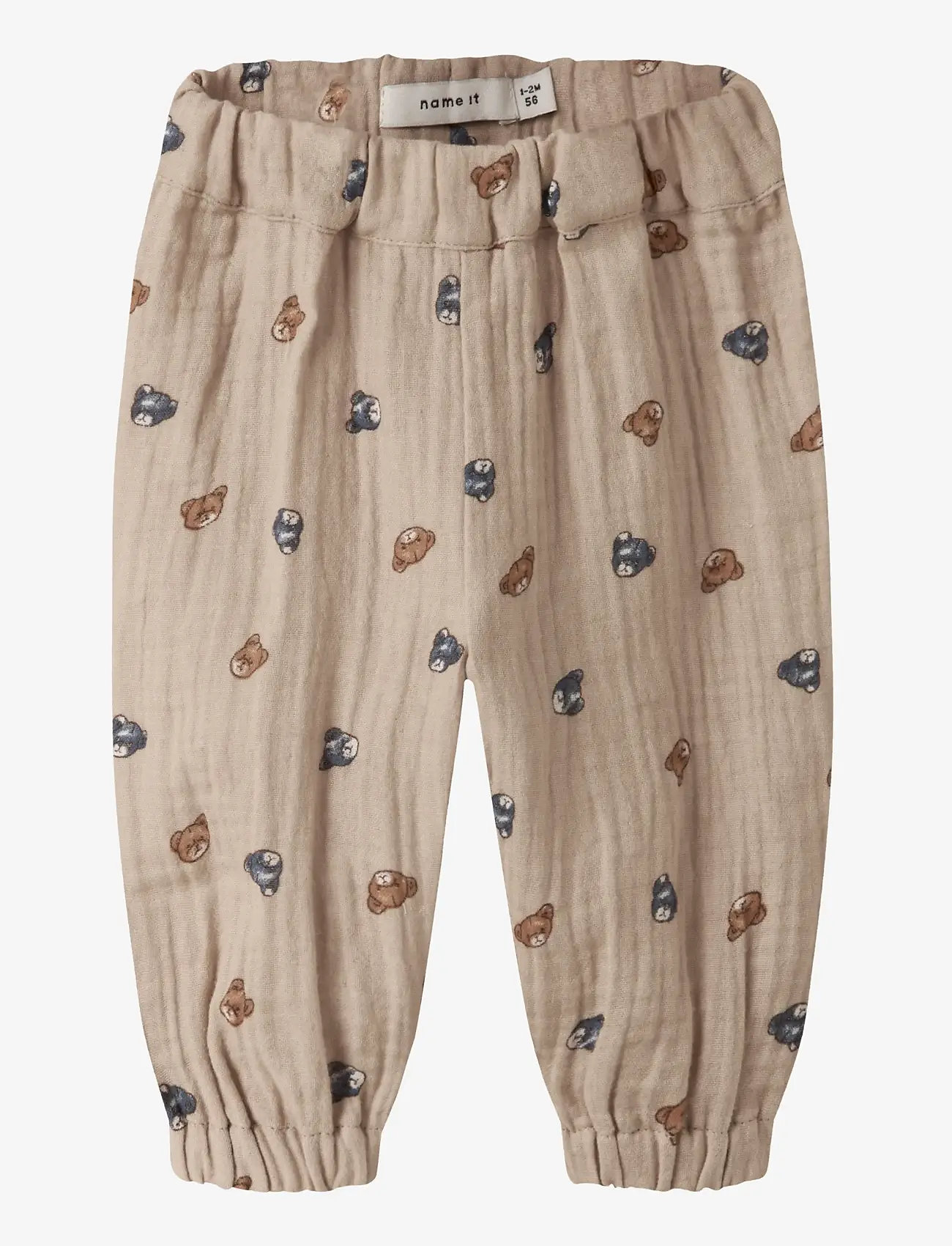 name it NBMDUTTY PANT - Babybukser - CHATEAU GRAY / beige