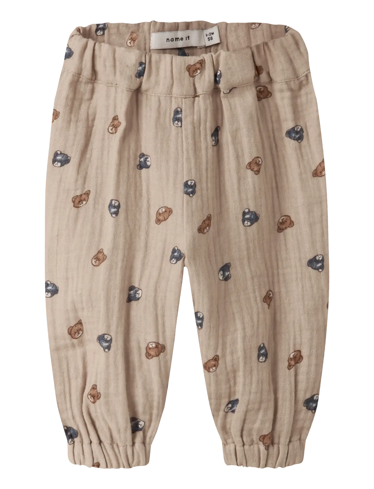 name it NBMDUTTY PANT - Babyhosen - CHATEAU GRAY / beige