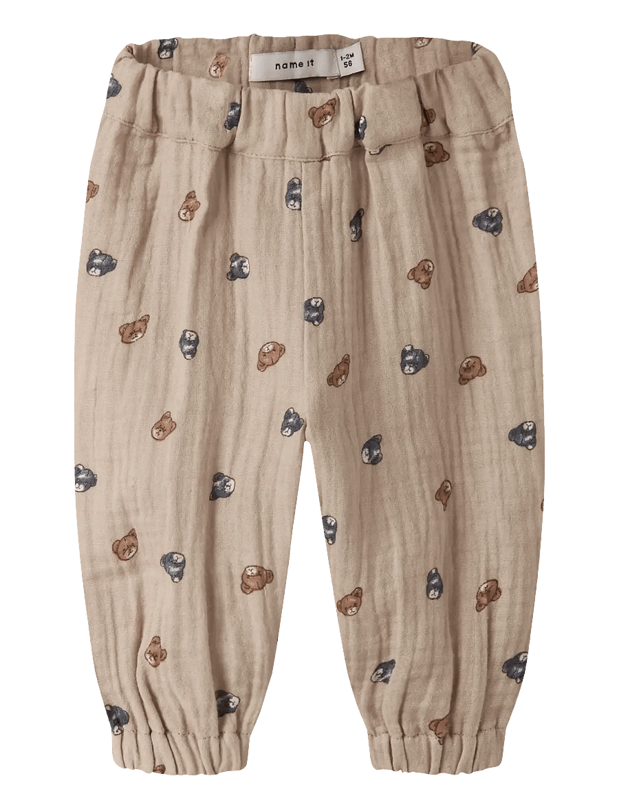 name it - NBMDUTTY PANT - beebipüksid - chateau gray - 0