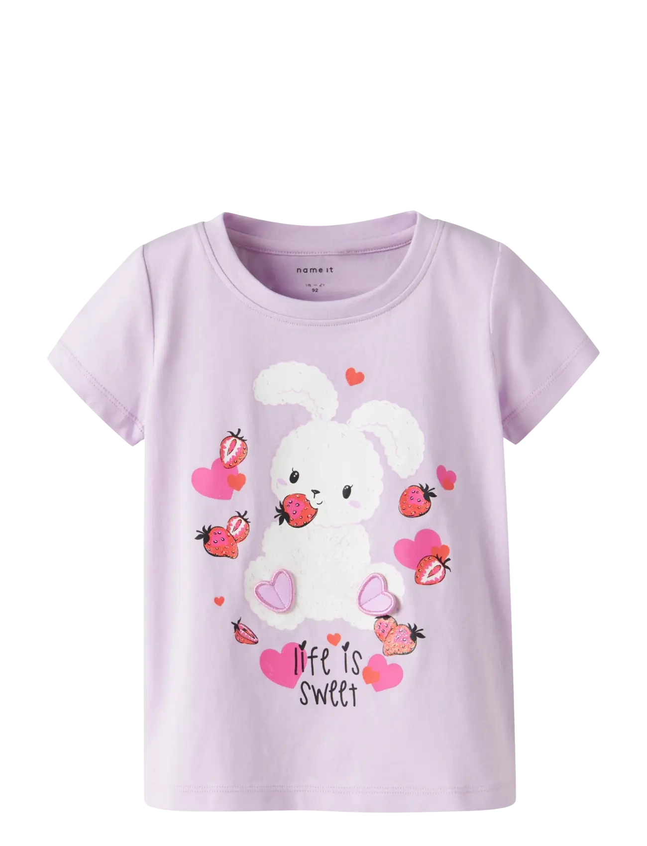 NAME IT Nmfdeppa Ss Oberteil Box Lila - 92 - Kinder