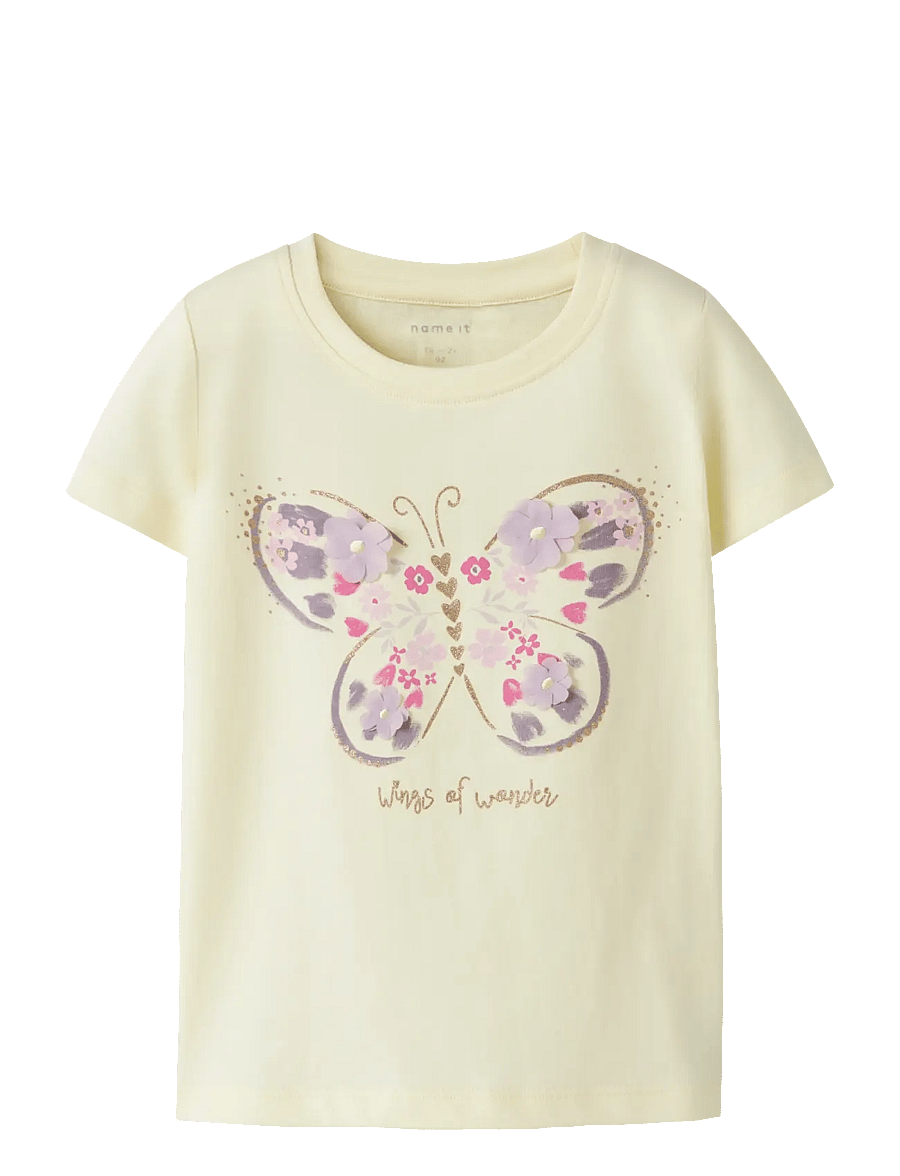 name it - NMFDEPPA SS TOP BOX - kortärmade t-shirts - pear sorbet - 0