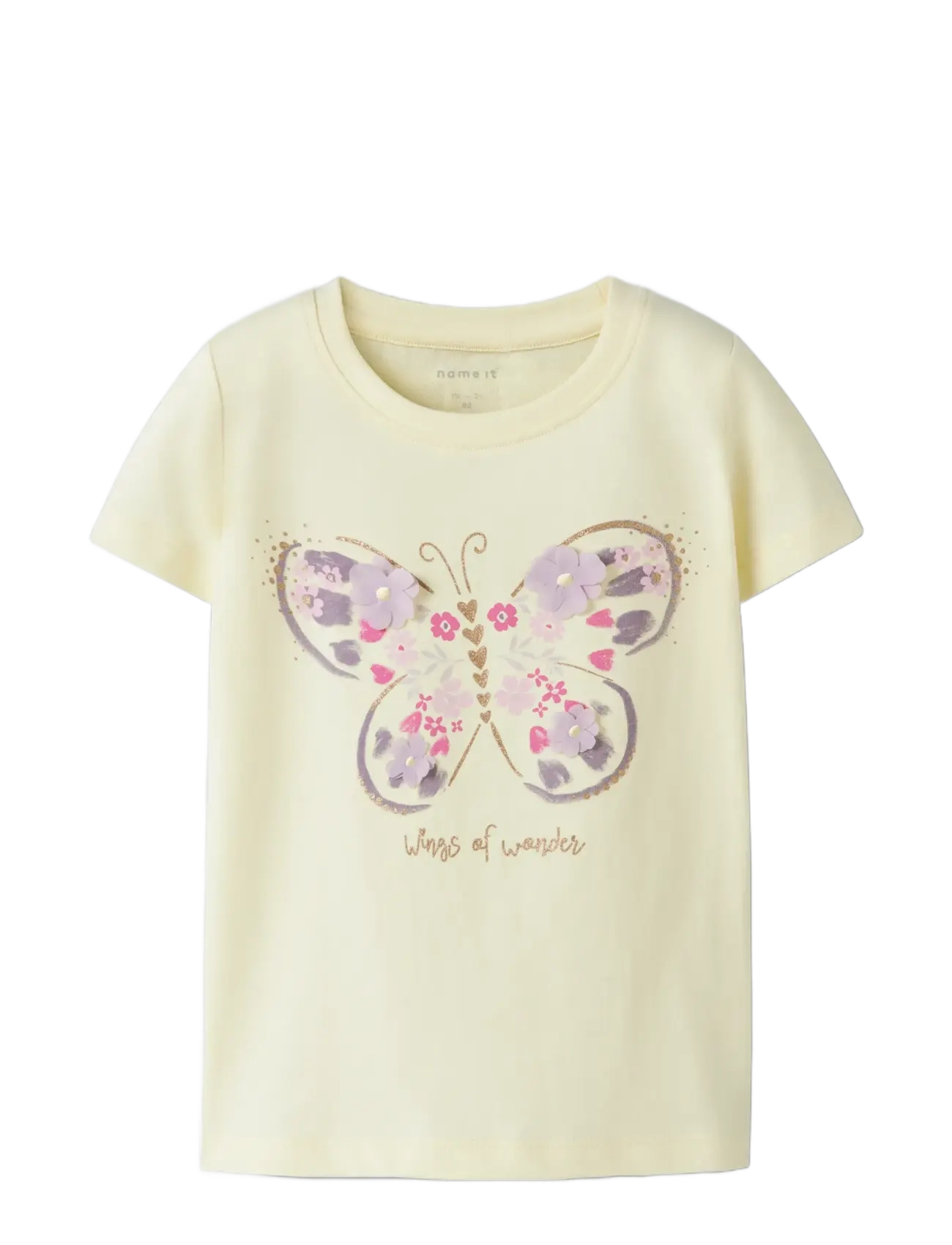 name it - NMFDEPPA SS TOP BOX - short-sleeved t-shirts - pear sorbet - 2
