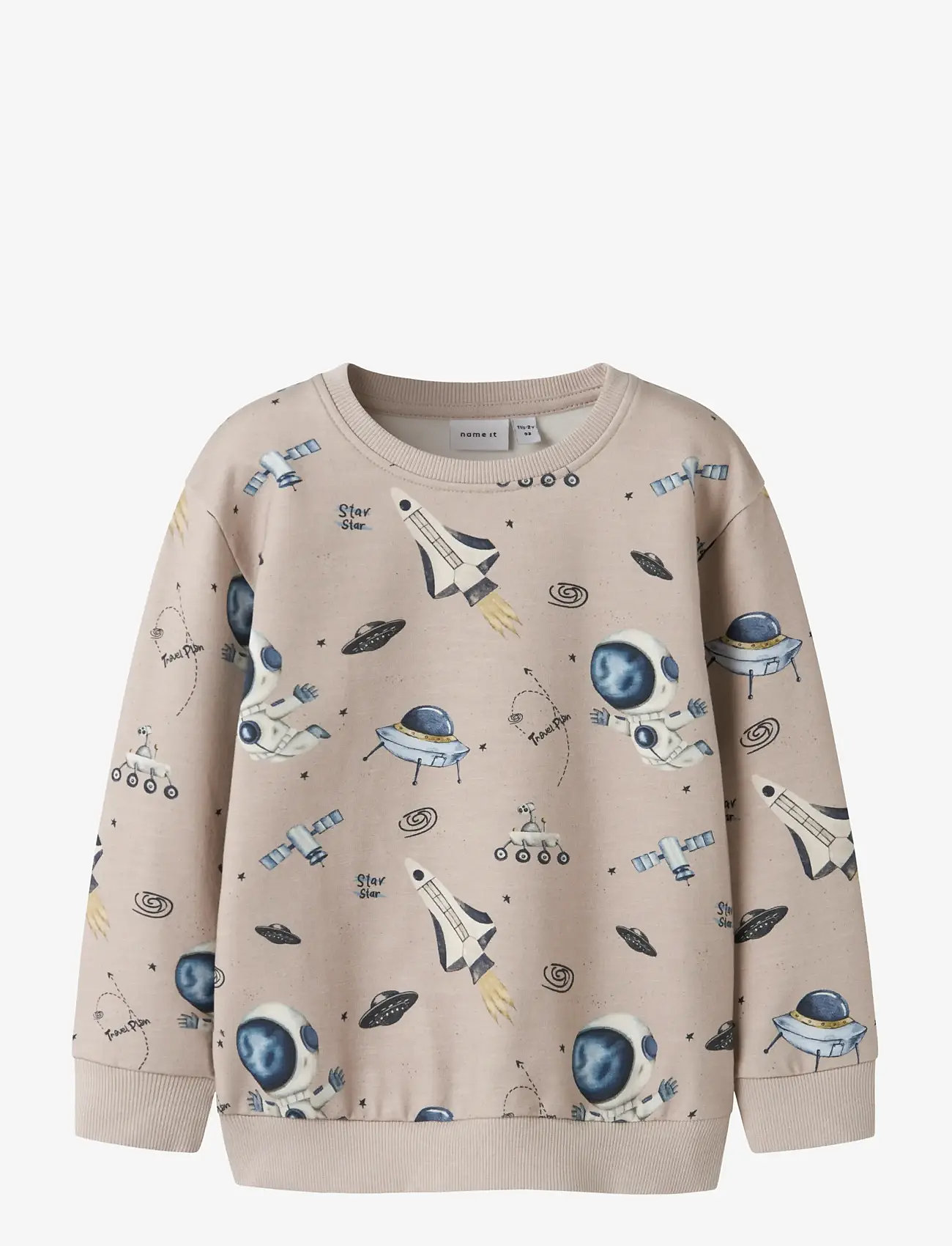 name it - NMMDACE LS NREG SWEAT UNB BOX - collegepaidat - chateau gray - 1