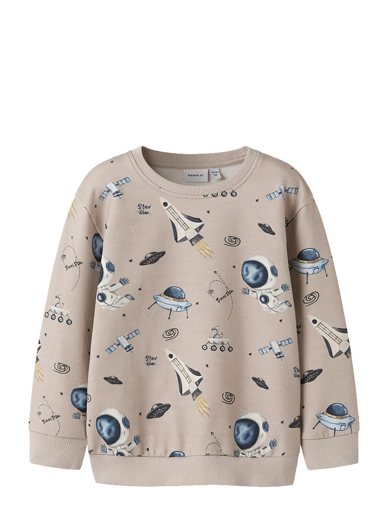 name it - NMMDACE LS NREG SWEAT UNB BOX - collegepaidat - chateau gray - 1