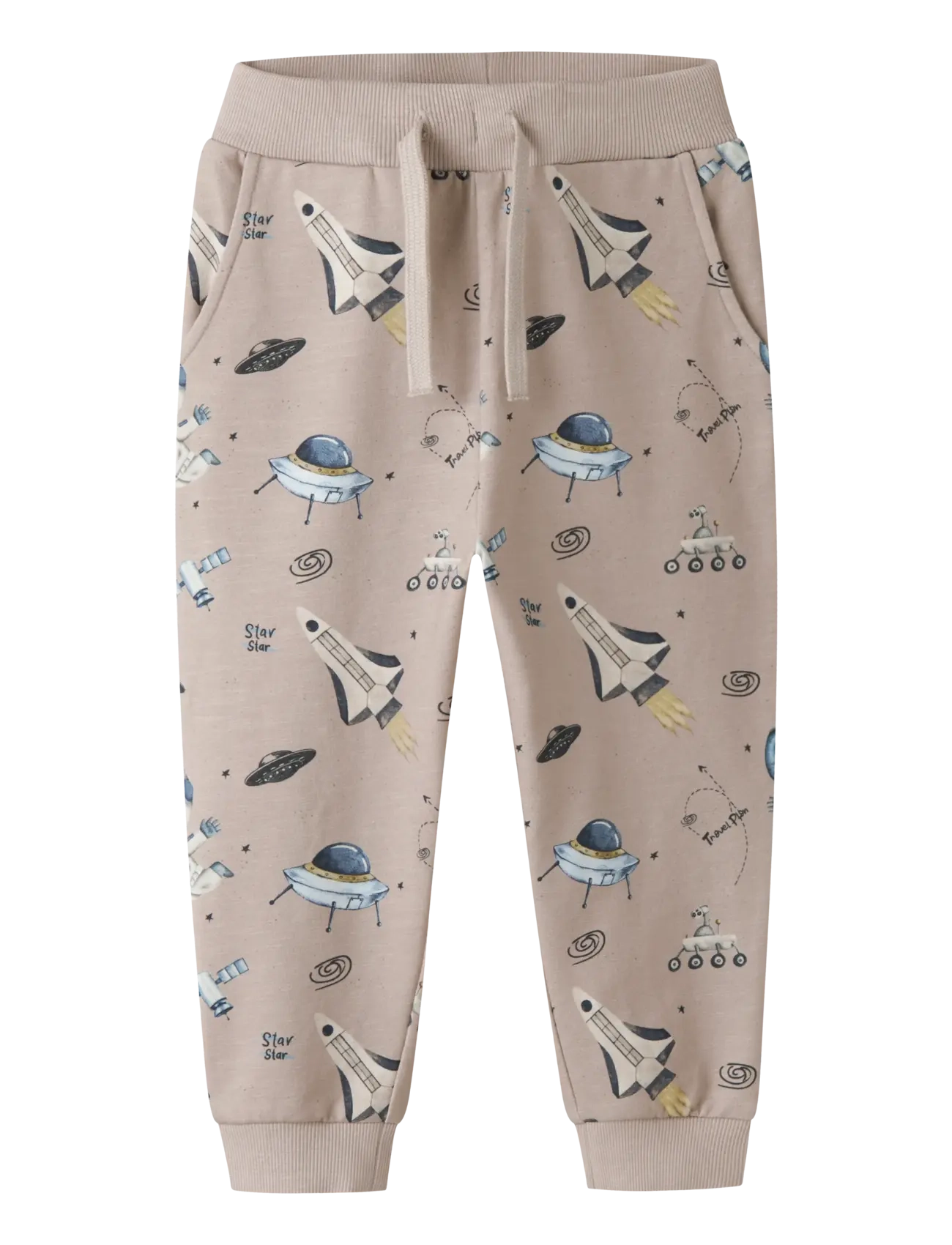 name it NMMDACE NREG SWEAT PANT UNB BOX - Kläder - CHATEAU GRAY / beige