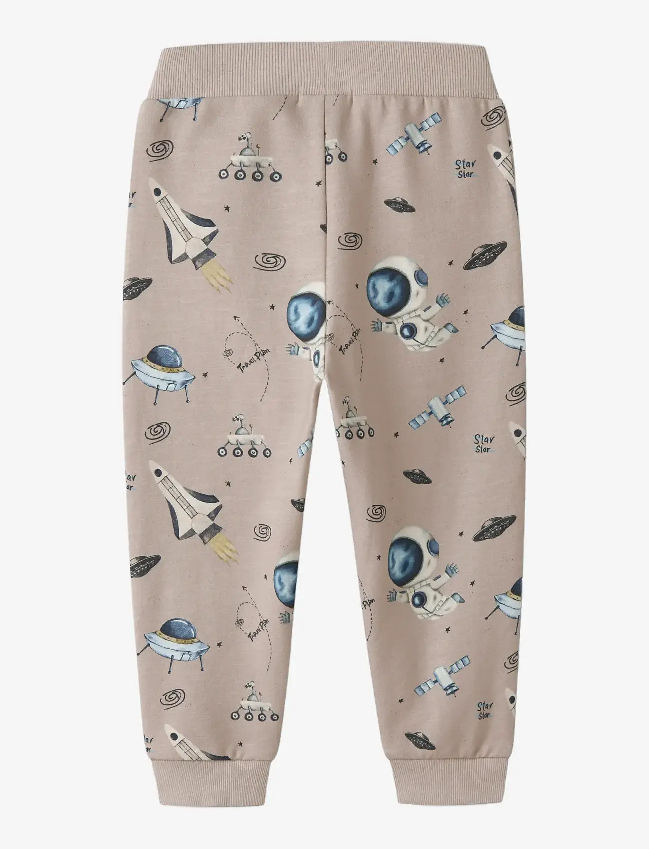 name it - NMMDACE NREG SWEAT PANT UNB BOX - jogginghosen - chateau gray - 2