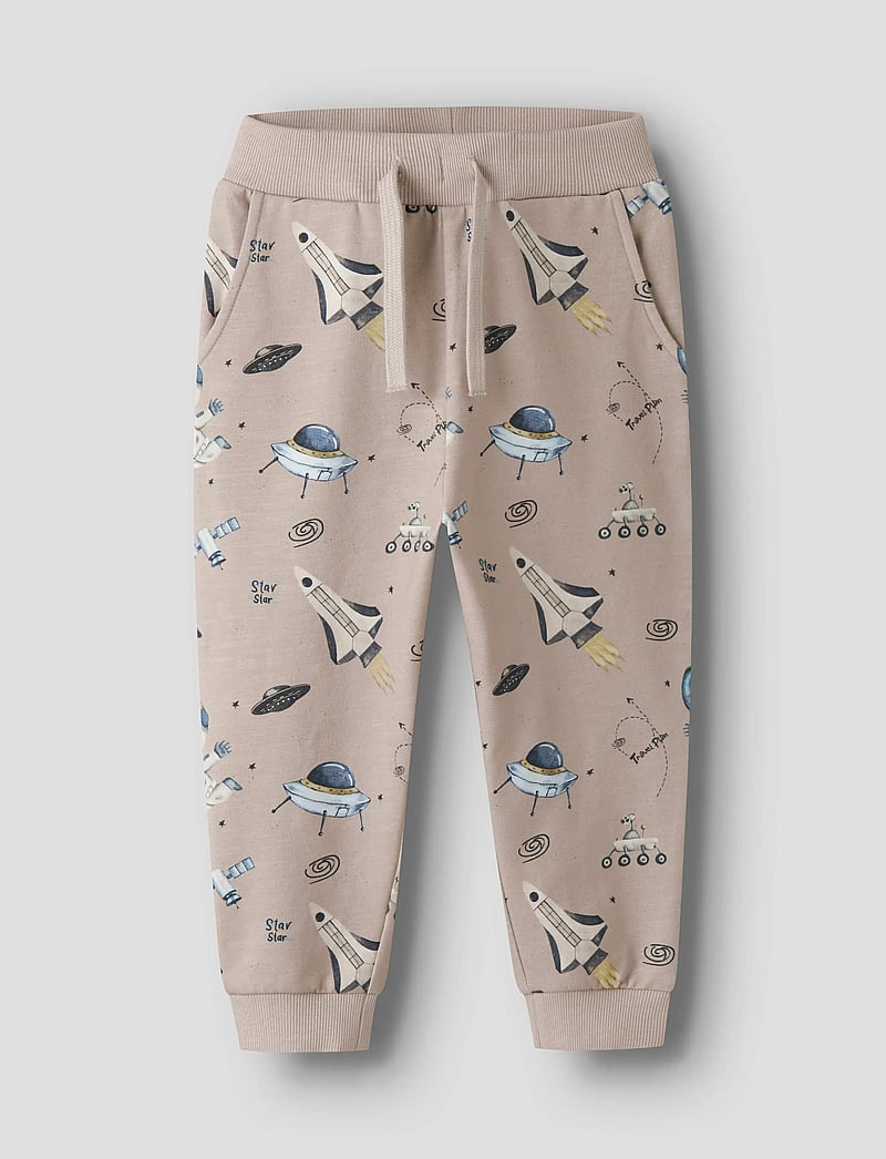 name it - NMMDACE NREG SWEAT PANT UNB BOX - jogginghosen - chateau gray - 0