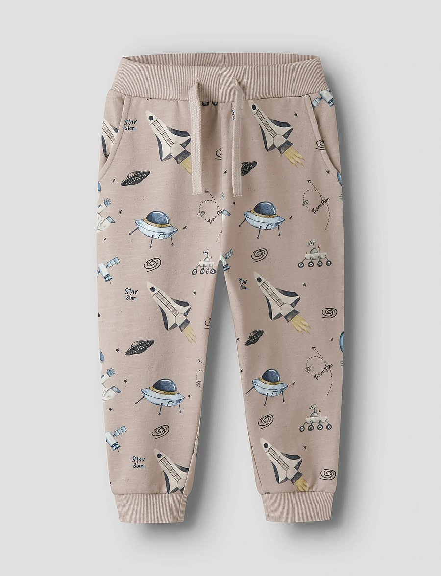 name it - NMMDACE NREG SWEAT PANT UNB BOX - jogginghosen - chateau gray - 0