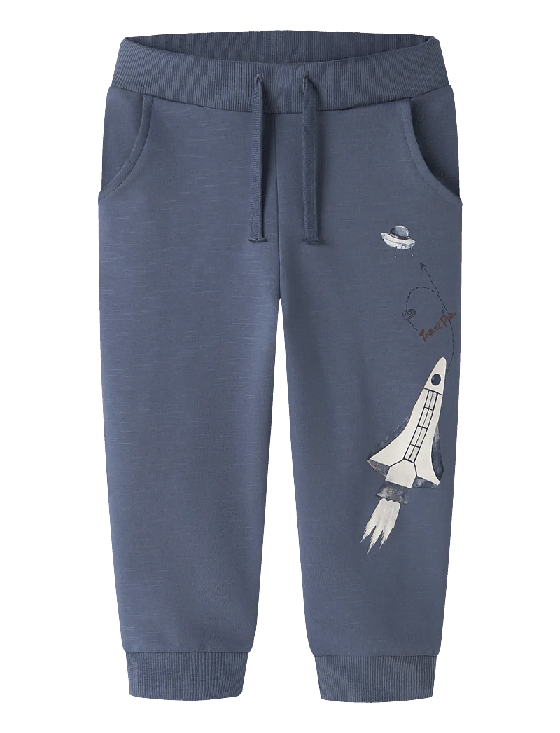 name it - NMMDACE NREG SWEAT PANT UNB BOX - jogginghosen - vintage indigo - 0