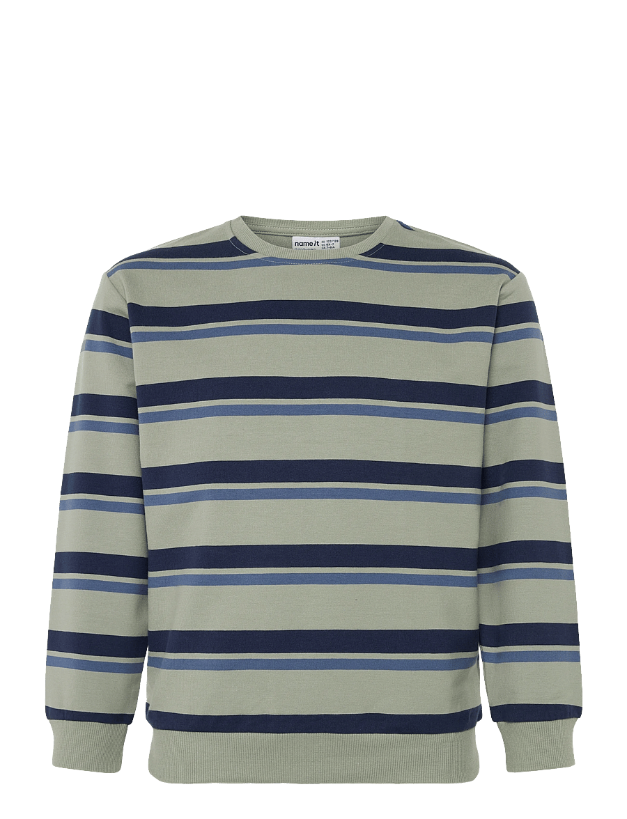 name it - NMMDAKO LS NREG SWEAT UNB - sweatshirts - shadow - 0