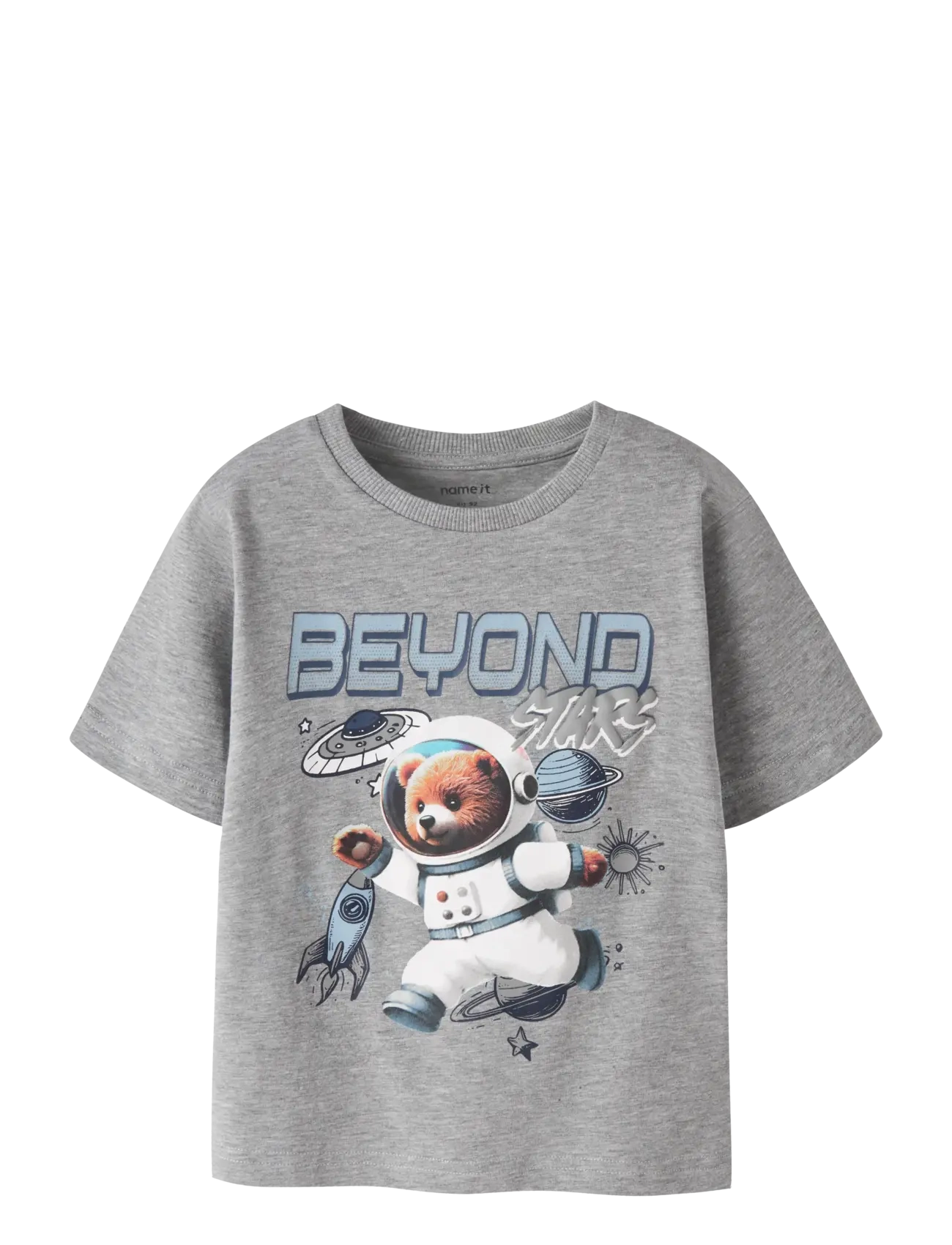 name it NMMDIFUS SS NREG TOP BOX - Shop by age - GREY MELANGE / grey