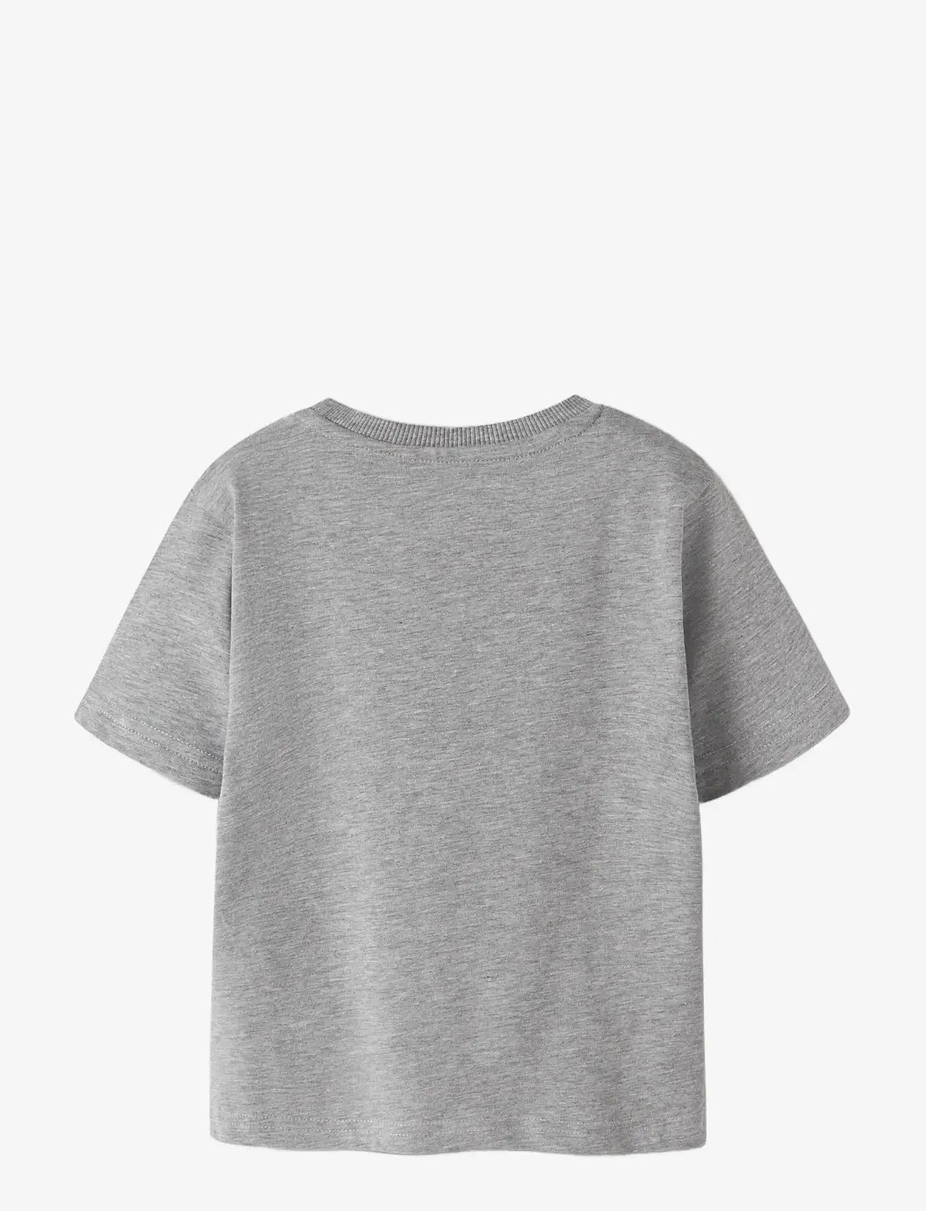 name it - NMMDIFUS SS NREG TOP BOX - kortærmede t-shirts - grey melange - 2