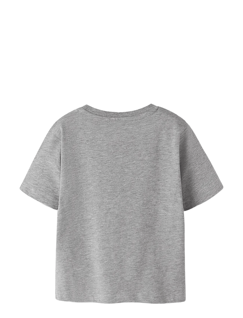 name it - NMMDIFUS SS NREG TOP BOX - kortærmede t-shirts - grey melange - 2