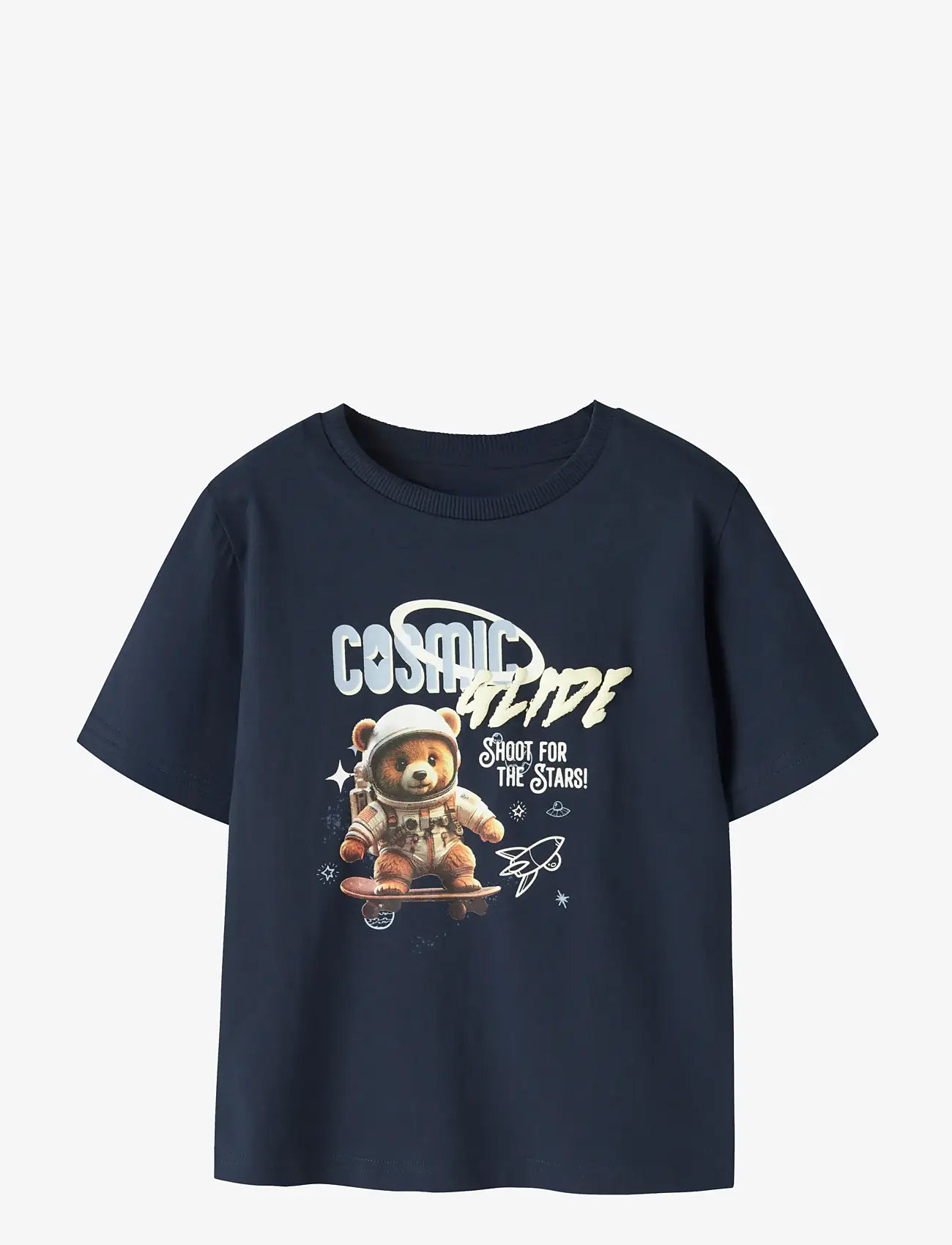 name it - NMMDIFUS SS NREG TOP BOX - kortärmade t-shirts - navy blazer - 1