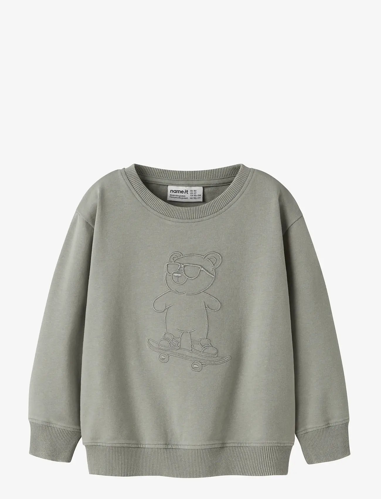 name it - NMMDALK LS NREG SWEAT UNB - dressipluusid - shadow - 0
