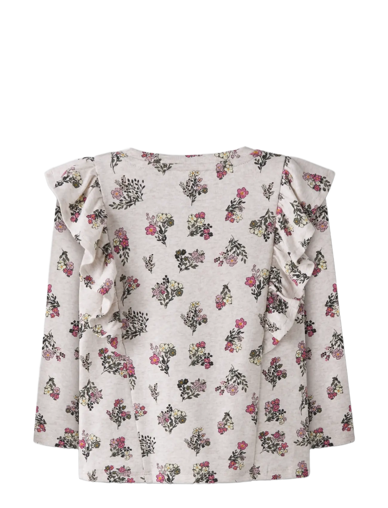 name it - NMFDORITTA LS TOP - langärmelig - peyote melange - 1