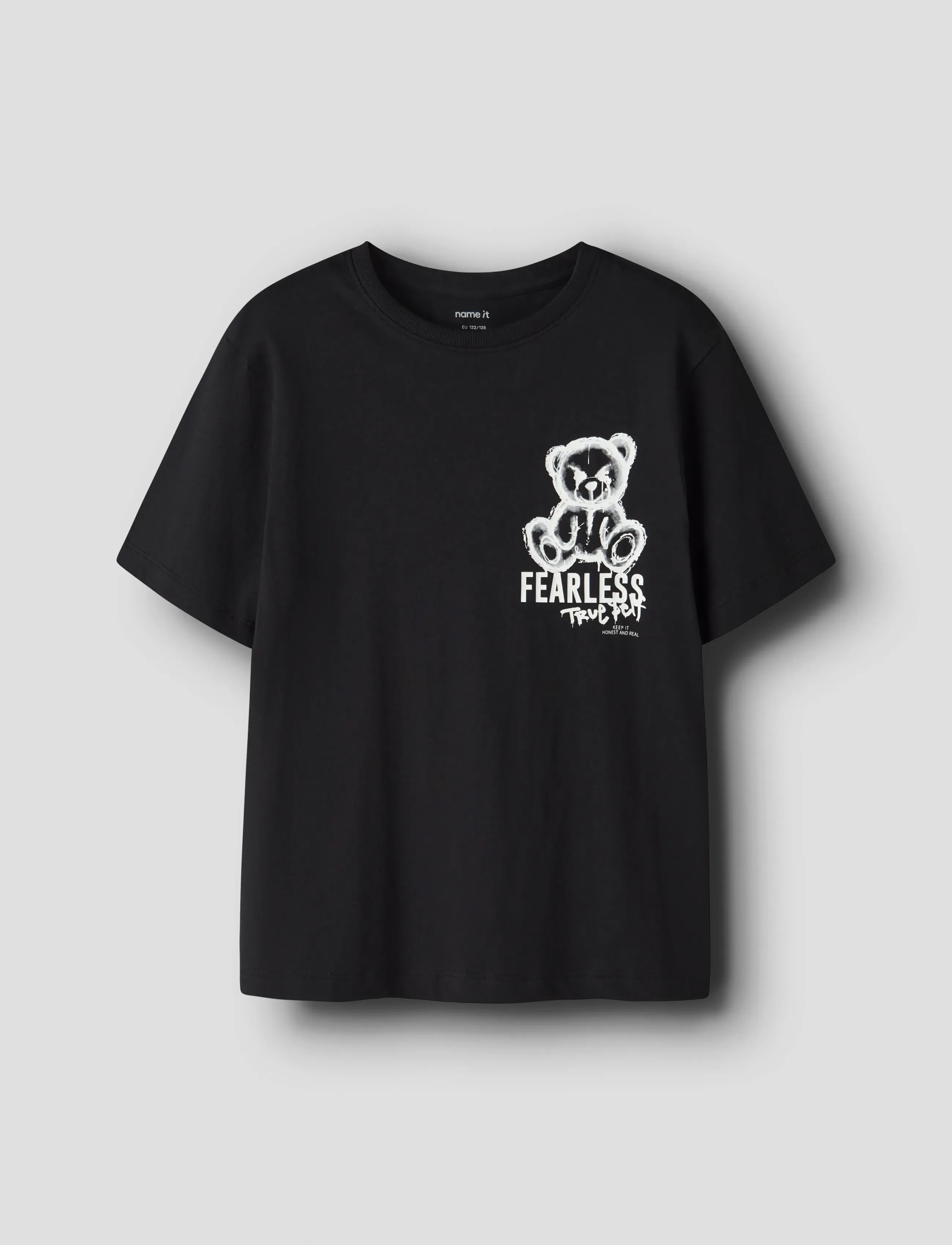 name it NKMDIPO SS NREG TOP BOX - Viršutinės dalies drabužiai - BLACK / black