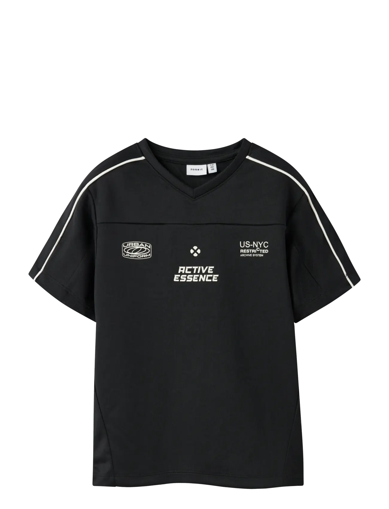 NAME IT Nkmdimso Ss Nreg Oberteil Schwarz - 122-128 - Kinder