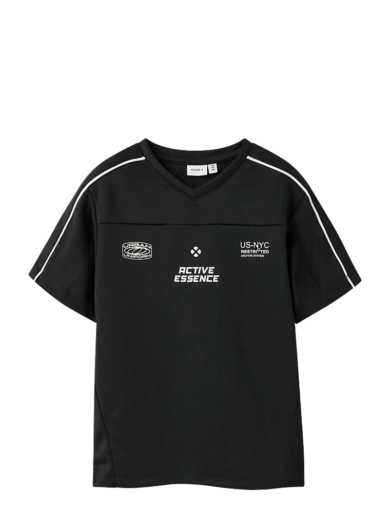 name it - NKMDIMSO SS NREG TOP - sportieve tops - black - 1