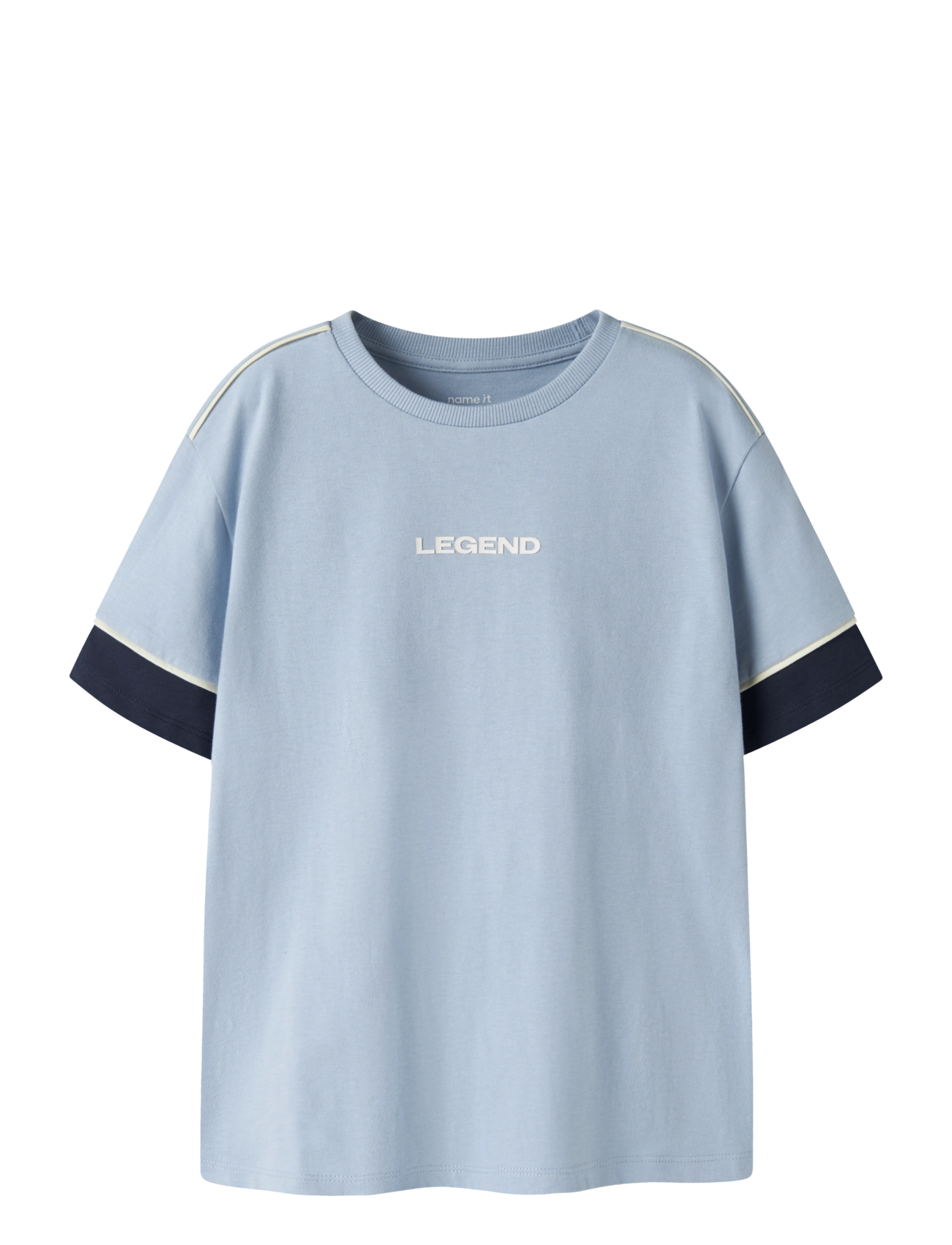 name it NKMDEKU SS NREG TOP - Short-sleeved t-shirts - BLUE FOG / blue