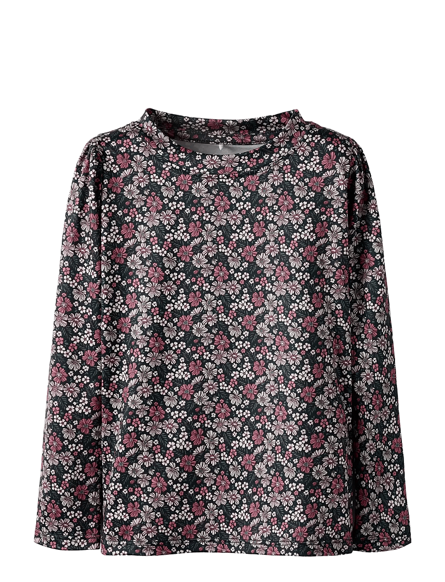name it - NMFLUNI LS TOP - langærmede t-shirts - navy blazer - 1