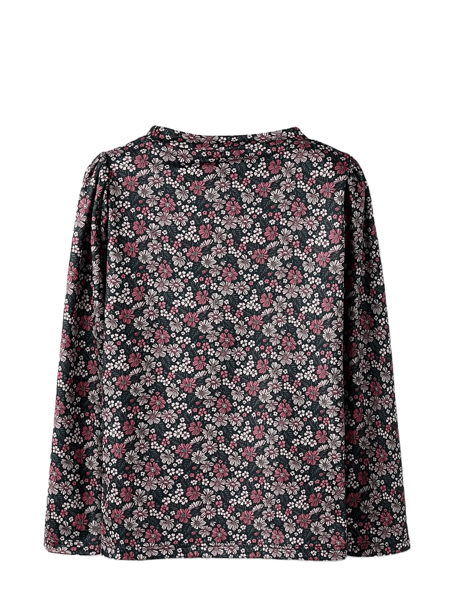 name it - NMFLUNI LS TOP - langærmede t-shirts - navy blazer - 2