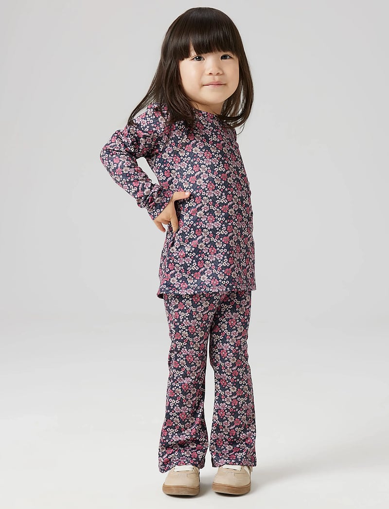 name it - NMFLUNI LS TOP - long-sleeved t-shirts - navy blazer - 0