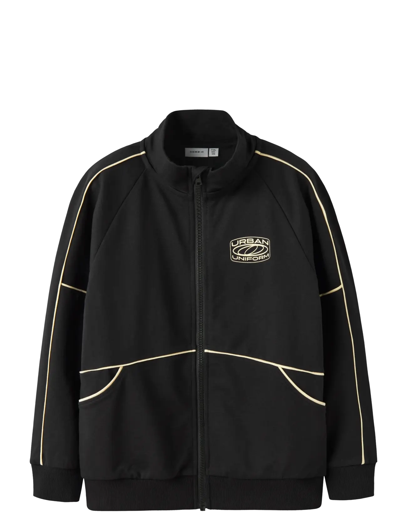 NKMDINUN LS NREG SWEAT CARD UNB - BLACK