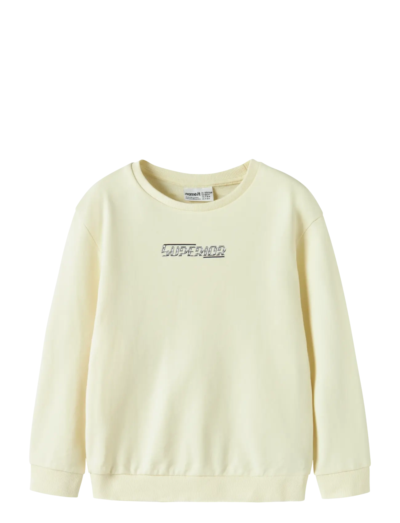 NAME IT Nkmdigu Ls Nreg Sweat Unb Cream - 116 - Kinder