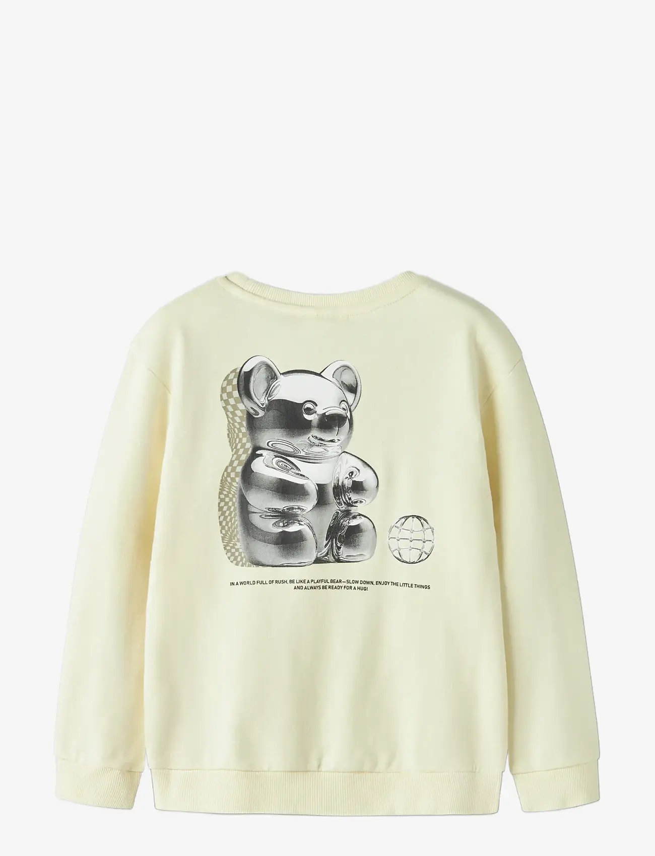 name it - NKMDIGU LS NREG SWEAT UNB - sweatshirts - pear sorbet - 1