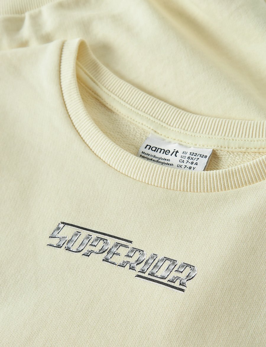 name it - NKMDIGU LS NREG SWEAT UNB - sporta džemperi - pear sorbet - 3