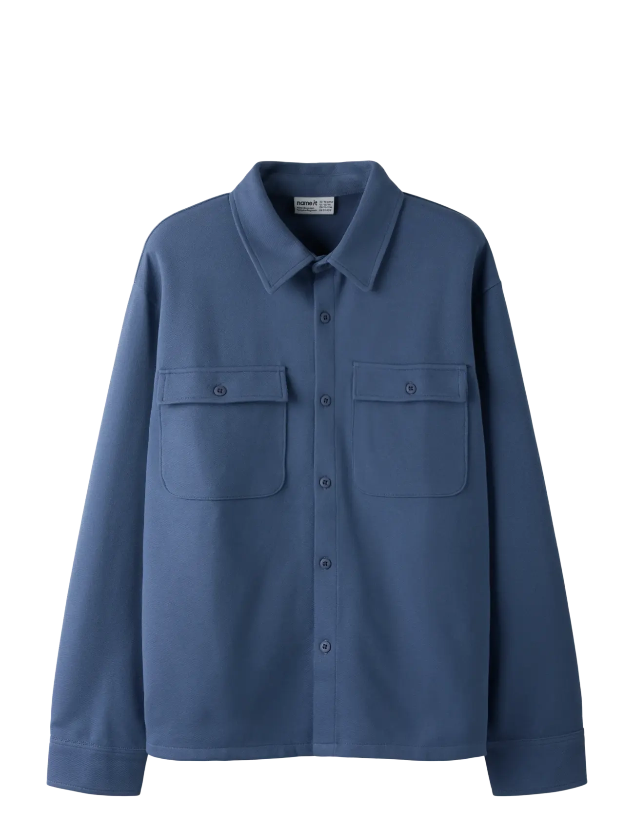 NAME IT Nkmdarin Ls Sweat Overshirt Unb Blau - 122-128 - Kinder