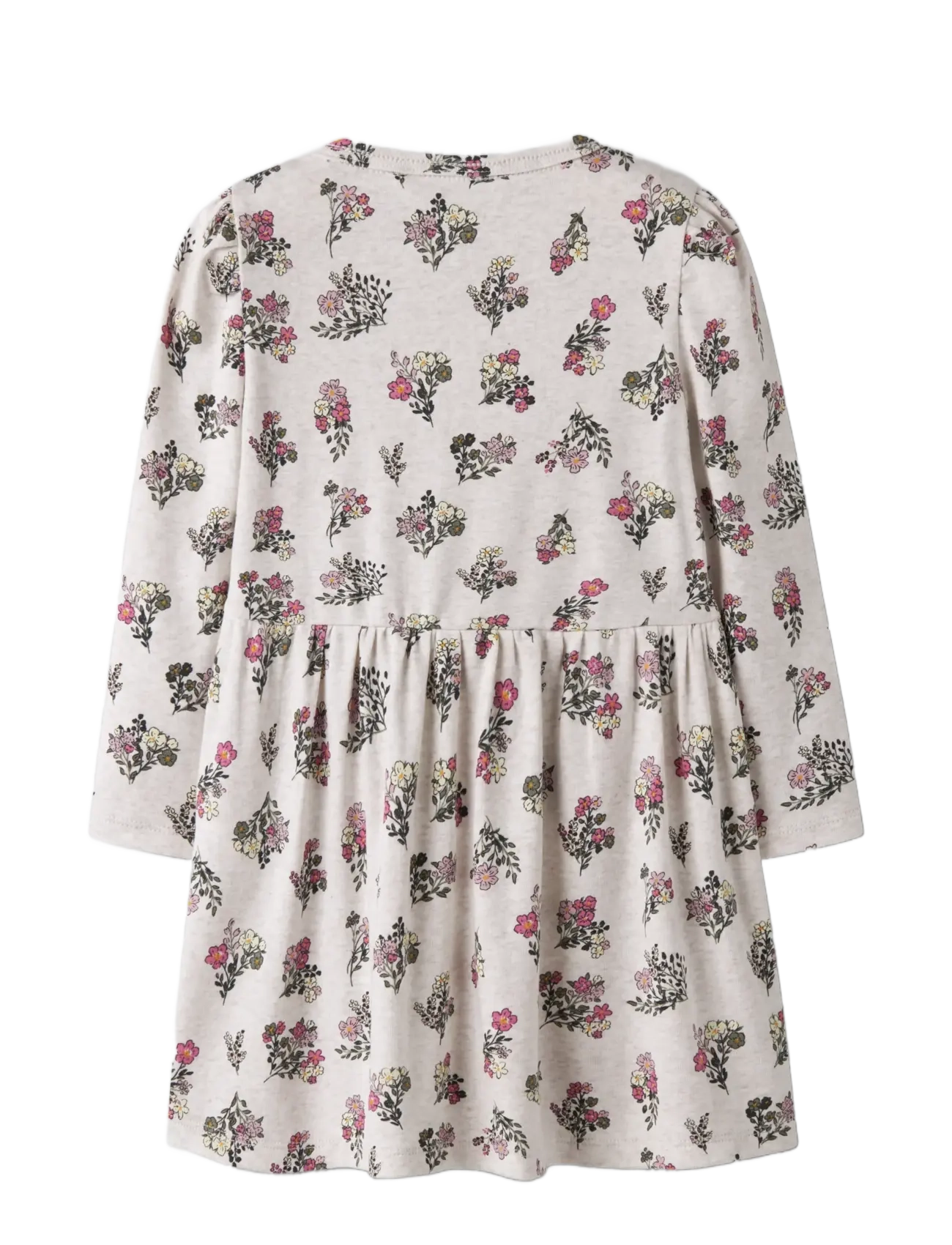 name it - NMFDORITTA LS DRESS - robes pour bébés à manches longues - peyote melange - 1