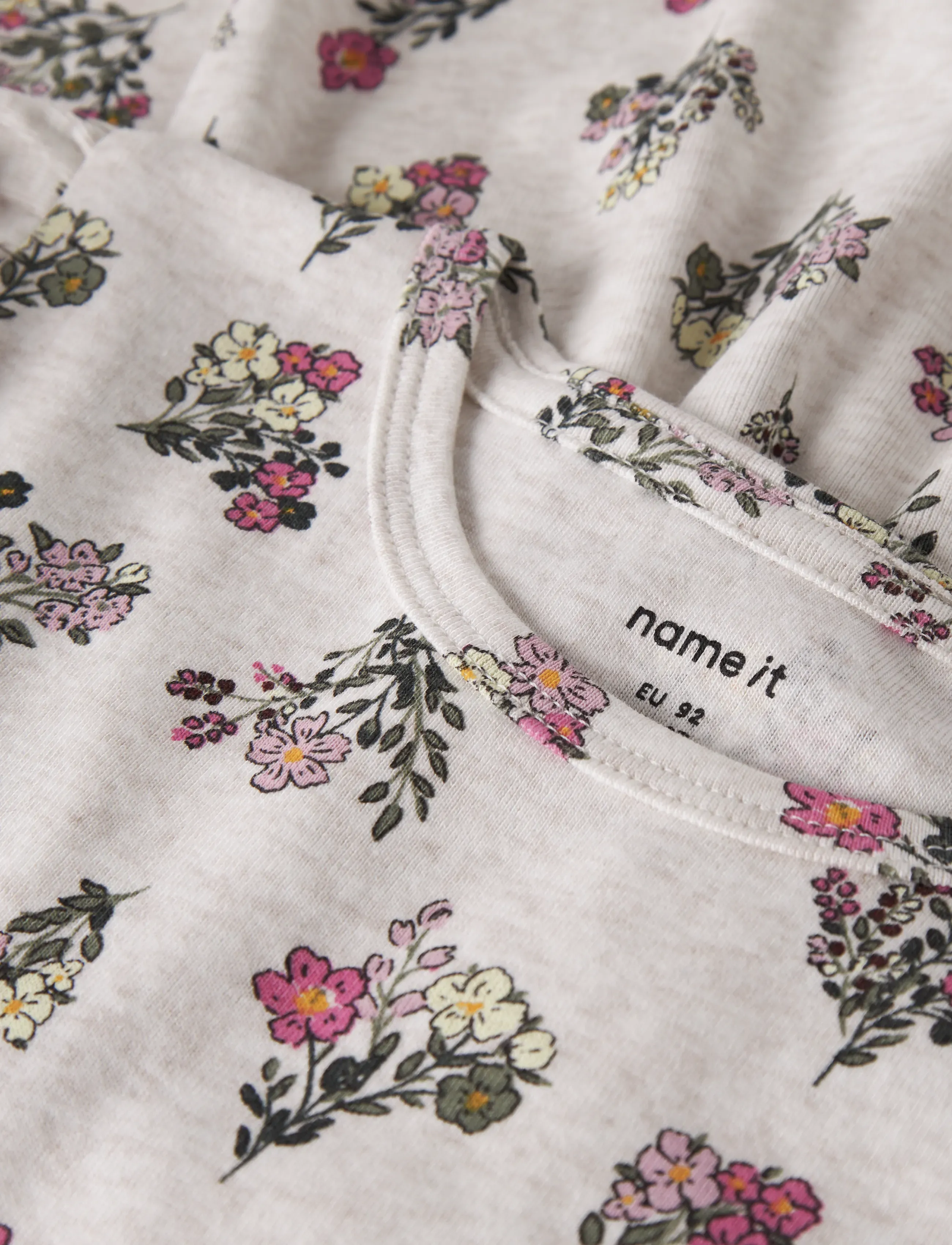 name it - NMFDORITTA LS DRESS - robes pour bébés à manches longues - peyote melange - 5