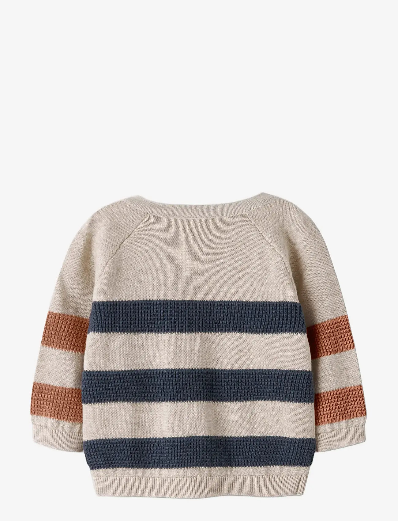 name it - NBMDIMITRI LS KNIT CARD BOX - cardigans - peyote melange - 1