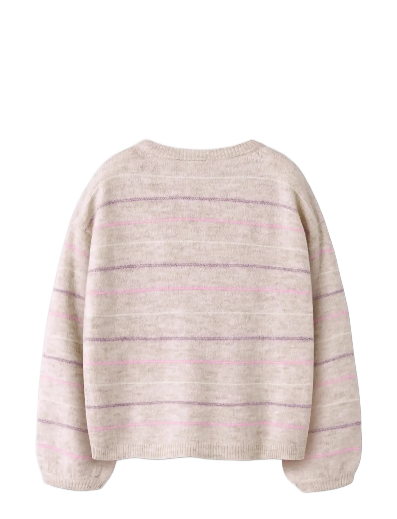 name it - NKFDOTTO LS LOOSE KNIT - swetry - peyote melange - 1