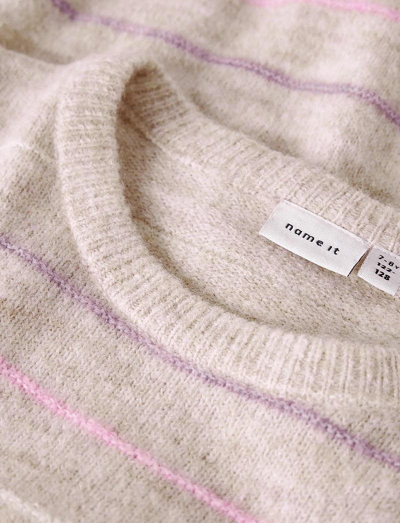 name it - NKFDOTTO LS LOOSE KNIT - pullover - peyote melange - 2